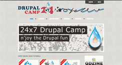 Desktop Screenshot of drupalcamp24x7.org