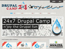 Tablet Screenshot of drupalcamp24x7.org